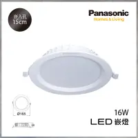 在飛比找蝦皮購物優惠-【曼慢燈】新版 Panasonic 國際牌 LED薄型崁燈 