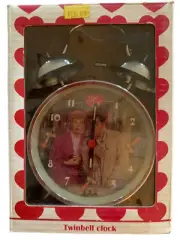 New ~ I Love Lucy 6" 2006 Lucy & Desi Round Twinbell Alarm Clock
