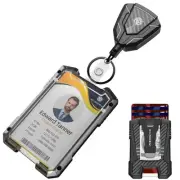 Retractable Badge Holder with Belt Clip, Heavy Duty Retractable Keychain with...
