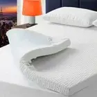 BedLuxury 3-Inch Twin Cooling Gel Memory Foam Mattress Topper, Removable Cover