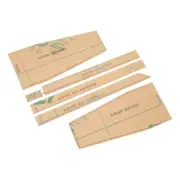 8Pcs Acrylic Shoulder Bag Pattern Stencil Template Clear Leather Hand Craft