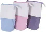 3 Pieces Telescopic Pencil Case Standing Stationery Pencil Holder Canvas - PopUp