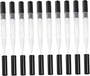 Didiseaon 10Pcs Transparent Nail Polish Twist Pens for Lip Gloss and Nail Nutrition Oil Refillable Makeup Applicators for Nail Art and Manicure