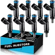 Upgraded Fuel Injectors 04591851AA Fit For:-Dodge Charger 5.7L 2006 2007 2008 Dakota Durango 4.7 For:-Dodge RAM 1500 For:-Chrysler 300 Aspen For:-Jeep Commander Grand Cherokee 5.7L (ALL-new set of 8)