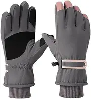 [Generic] Gloves Mittens Convertible Snowboard Gloves Warm Winter Snow Gloves for Cold Weather Fits Both Men & Women Women Gloves Mitten