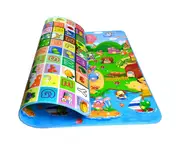 Play Mat, Playmat Baby Crawling Mat for Floor Baby Mat Large， Foldable Non-Slip Non-Toxic