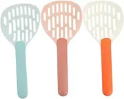 Generic 3pcs Cat Litter Shovel Cats Pooper Scooper Cat Kitten Cat Litter Tray with Hood Cat Litter Cabinet Cat Litter Scoop Cat Litter Pellets Cat Litter Poop Scoops Cat Grass Planter Abs