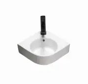 440*385*155mm Infinity Gloss White Wall Hung Ceramic Above Counter Basin