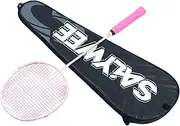 Zxpjkyu 95g Lightweight Badminton Racket for Adults, Family, Beginners, Replacement Badminton Equipment, Shuttlecock Racket for Sports