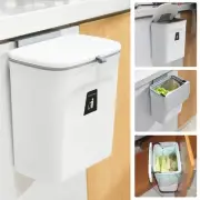2.4 Gallon Kitchen Compost Bin for Counter Top or Under Sink, Hanging Small T...