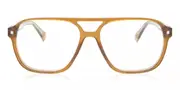 Polaroid PLD D444 YL3 Men's Glasses Brown Size 57 - Private Health Rebate - Blue Light Block Available