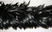 rooster feather boa ,sold by 2 yards pcs ,6-8 inches feather size