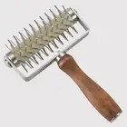 Pizza Dough Docker Stainless Steel Rolling Pin for Biscuit Pastry Pie