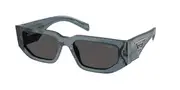 Prada PR 09ZSF Asian Fit 17T08Z Men's Sunglasses Blue Size 55