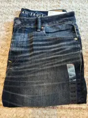 American Eagle Airflex+ Slim Straight Jeans Mens 36x30 NWT