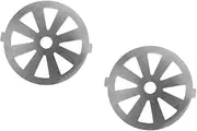 jojofuny 2pcs Stainless Steel Meat Mincer Replacement Disc Mincer Blade for Electric Meat Grinder Accessories