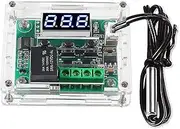 IsMwav W1209 DC 12V Digital Temperature Controller Board -50-110°C Electronic Temperature Temp Control Module Switch (1-Pack)