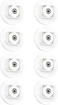 ABOOFAN 8Pcs Sticky Caster Wheels for Storage Boxes Adhesive Roller Wheels Swivel Wheels for Bins Furniture Trash Can Easy Installation