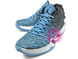 [28.5cm] 2016 台灣未發售 雷霆隊 Russell Westbrook 代言 新生代飛人 史上最輕 NIKE AIR JORDAN 29 XX9 LOW XXIX UNC 北卡藍 藍黑 23 飛人 PERFORMANCE WOVEN 功能性編織鞋面 FLIGHT PLATE + ZOOM 避震科技傳導 籃球鞋 (828051-401) !