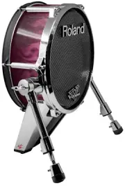 Wrap for Roland vDrum Shell KD140 Fire Flames Pink
