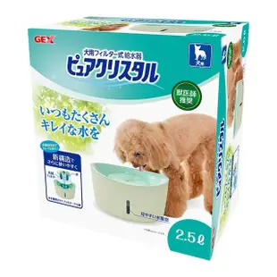 【GEX】日本視窗型犬用飲水器-2.5L(淨水器 / 飲水機)