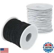Elastic String for Bracelets Making - Cuttte 2 Rolls 1.2MM Bracelet String El