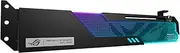 ASUS ROG Wingwall Graphics Card Holder - Easily Adjustable, Aura Sync RGB Lighting, Aluminum Structure, Customizable Acrylic Plate, Universal GPU Support