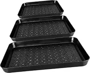 Gadpiparty 3pcs Boot Tray for Entryway Lightweight and Portable Shoe Rack for Wet Shoes Boots Plants and Pet Feeding Multifunctional Dirt Rug for Home and Car Storage