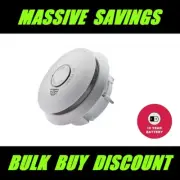 RED Photoelectric Electric Smoke Alarm Detector Flush Mount 240v 10YR | RFMDUAL