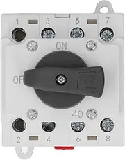 1000V 32A DC Solar Disconnect Switch, PV DC Battery Disconnect Switch for RVs, Isolator Switch Cutoff Switch Quick Disconnect Switch for On Off Grid Solar Power Systems, Marine