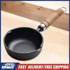 11/13cm Cast Iron Mini Egg Frying Pan with Pour Spout Mini Sauce Pan Hot Oil Pan
