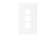 HPM XLP770/3PLWE | Excel 3 Gang Light Switch Cover | White