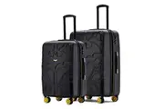 2pc Batman 24" 28" Trolley Checked Travel Suitcase Luggage Case Medium Large