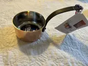NWT Baumalu Copper Sauce Pot Iron Handle Made in France 5” Round Made In France