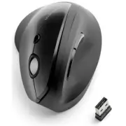 Kensington Pro Fit K75501WW Ergo Vertical Wireless Mouse - Black [K75501WW]