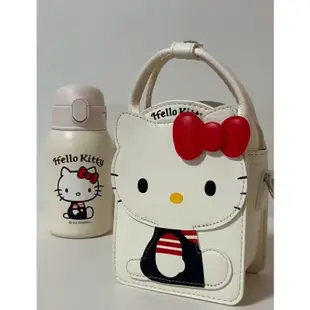 新款hellokitty可愛卡通手機包 凱蒂貓便攜揹帶隨行外出斜挎小包包 女孩子可愛隨身斜背包