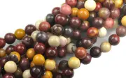 16 Inch Strand Mookaite Jasper Round Gemstone Beads 8MM