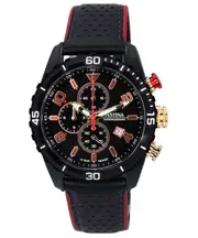 Festina Sport Chronograph Black Dial Date Quartz F20519-4 100M Analog Mens Watch