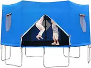 Trampoline Canopy - 6 Ft Trampoline Protective Cover | Anti-UV Ventilated Waterproof Jumping Bed Tarp for Rain Protection All-Season Nighttime Bouncing Backyard Playground