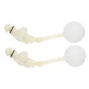 2Pcs G1/2" Float Valve, Plastic Valve for Water Tank with Adjustable Arm