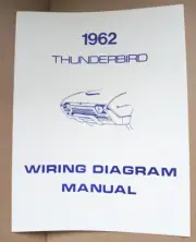 New 1962 Ford Thunderbird Wiring Diagram Manual