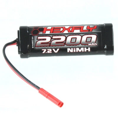 Red Cat Hexfly 7.2v 2200MAH BATTERY PACK w/ Banana 4.0 Clips