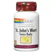St. John's Wort Twice Daily 60 Caps By Solaray