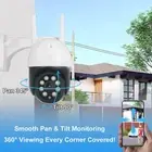 Security Camera 5MP 1080P Night Viewing Motion Detection Alarm(US Plug) Part
