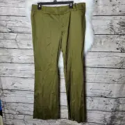 Mossimo Stretch Bootcut Mid Waist Green Pants Size 14