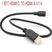 Mini HDMI C TO HDMI A Video Cable For Nikon CAMERA DSLR D5000 D5300