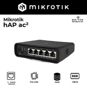 MikroTik hAP ac2 2.4/5GHz wireless Access Point (RBD52G-5HacD2HnD-TC)