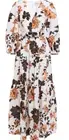 NWT NICHOLAS linen tiered maxi dress floral size 18 Australian design 11 Honoré