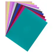 10PCS Mirror Board Sheets, 11.7" x 8" Metallic Cardstock Paper, Multicolor