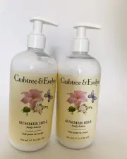Crabtree & Evelyn Summer Hill Body Lotion 16.9 oz X 2